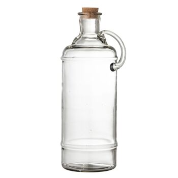 Bouteille Bjork avec couvercle, transparent, verre (L20,5xH44,5xl15 cm) 2