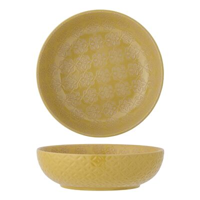 Marsala Bowl, Yellow, Stoneware (D20xH6 cm)