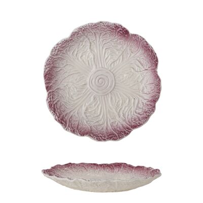 Piatto Mimosa, Viola, Gres (D21xH2,5 cm)