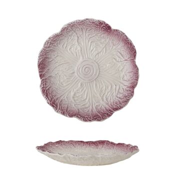 Assiette Mimosa, Violet, Grès (D21xH2,5 cm) 1