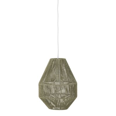 Sacco Pendant Lamp, Green, Paper (D30xH40 cm)
