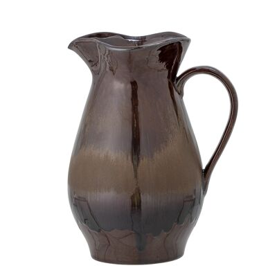 Dahlia Jug, Brown, Stoneware (D14xH22,5xW17 cm)