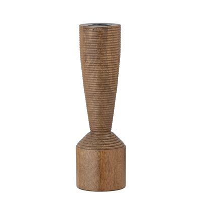 Sanny Kerzenständer, Braun, Mango (D7,5xH25,5 cm) (2)
