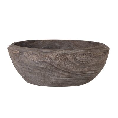 Nya Bowl, Brown, Paulownia (D33,5xH12,5 cm)