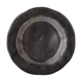 Assiette Linne, Bronze, Grès (D16,5xH2 cm) 2