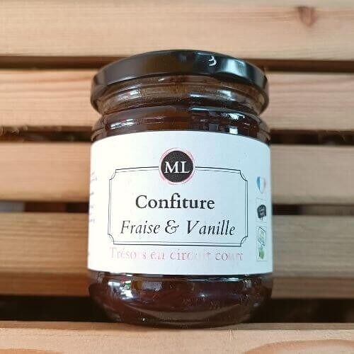 Confiture Fraise & Vanille 200g