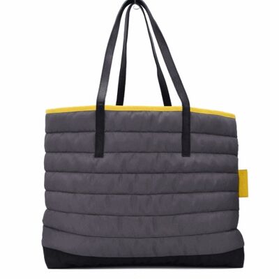 TINNY | BLACK & GRAY | SHOPPER  BAG