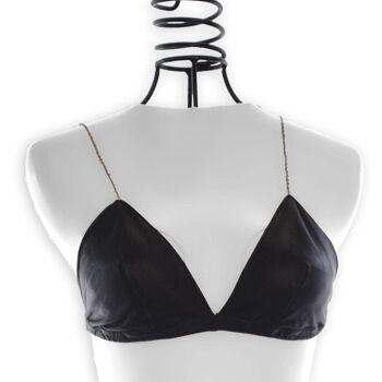 VELMA | NOIR | SOUTIEN-GORGE EN CUIR 1