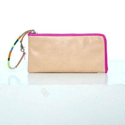 ABRIENNE | NATURAL TAN | LEATHER WALLET