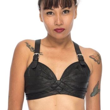 KENDA | NOIR | SOUTIEN-GORGE EN CUIR 2