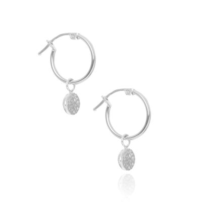 Stars Align Radiance hoops sterling silver - sterling silver