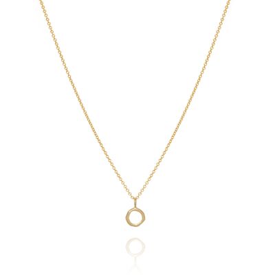 Stars Align Halo necklace 14ct gold vermeil - 16"
