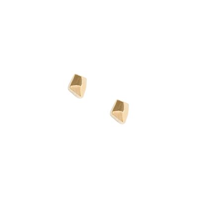 Nugget studs - 14k gold vermeil