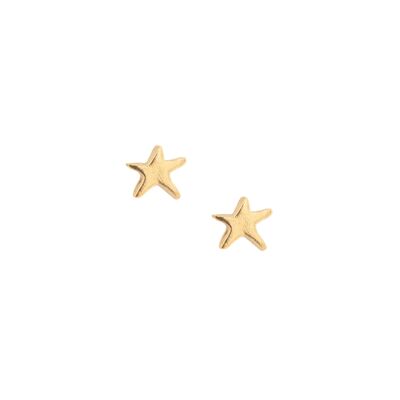 Star studs - 14k gold vermeil