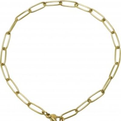 Bracelet Cosmopolitan 20cm stainless steel - gold