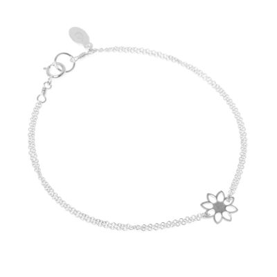 Bloom bracelet silver
