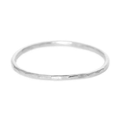 Radiance ring silver Large
