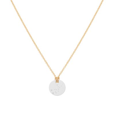 Virgo Constellation necklace - 14 filled gold