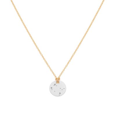 Gemini Constellation necklace - sterling silver