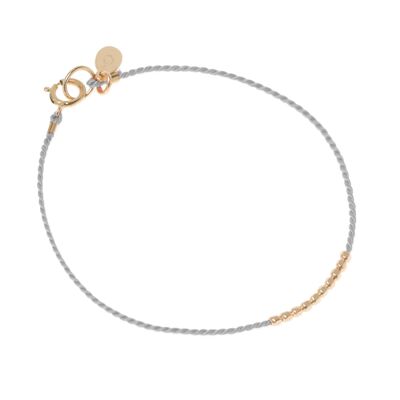 Silk bracelet, Gold 2