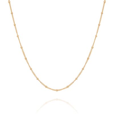 La Lune necklace, gold - 36”