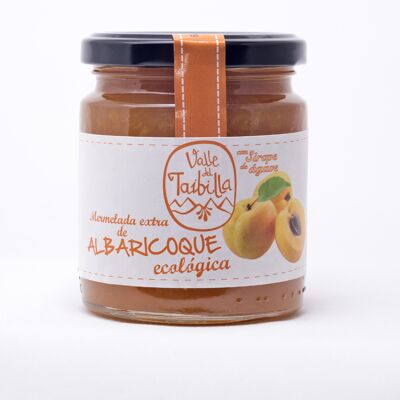 ORGANIC APRICOT JAM WITH AGAVE SYRUP AND EXTRA QUALITY