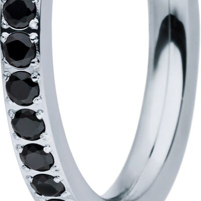 Insert ring inside 2mm zirconia steel black