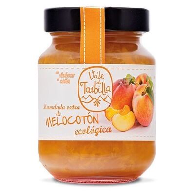 BIO Peach Jam with Cane Sugar and EXTRA quality