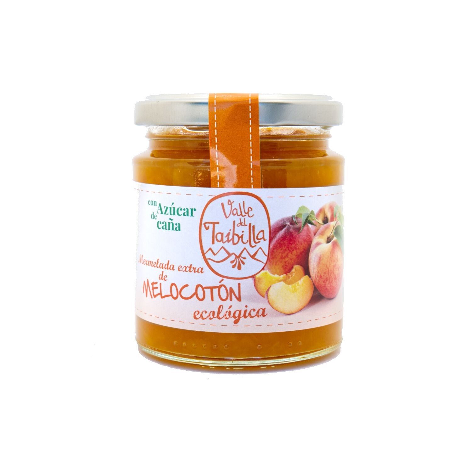 Bio-Pfirsichmarmelade mit Rohrzucker und EXTRA Bio-Qualität