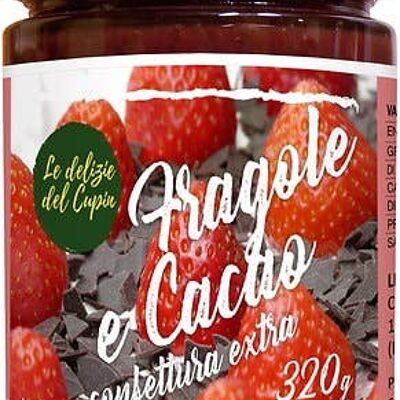 Cupin of Strawberry and Cocoa Extra Jam 320g