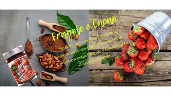 Cupin de Confiture Extra de Fraise et Cacao 320g 2
