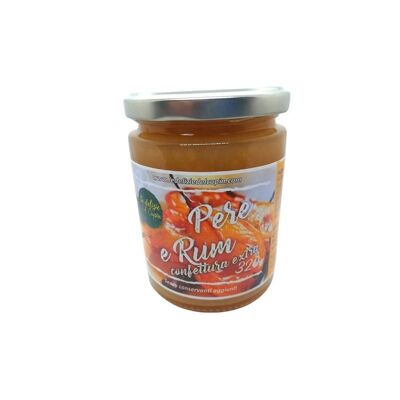 Cupin de Confiture Extra Poires et Rhum 320g