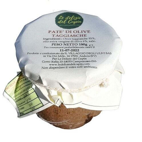 Cupin di PATE' DI OLIVE TAGGIASCHE 180GR