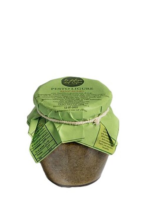 Cupin di Pesto Ligure senza Aglio 180gr