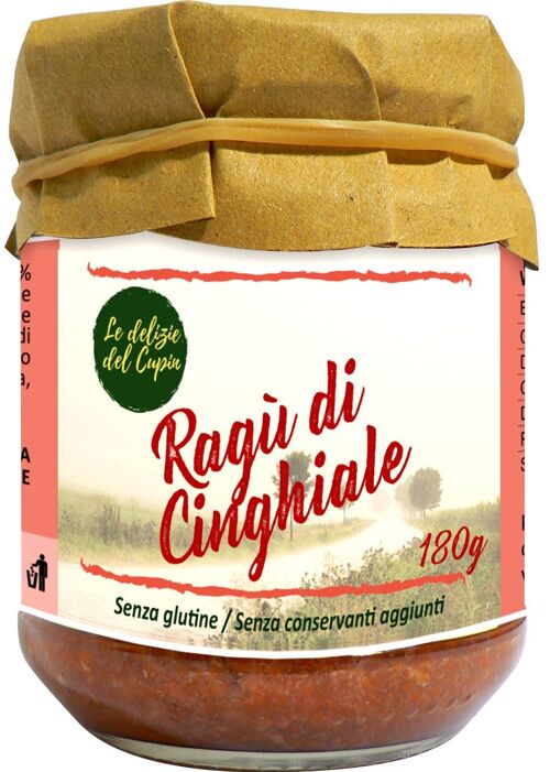 Cupin di Ragù di Cinghiale 180g