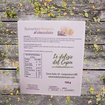 Cupin d'écorce d'orange au chocolat noir 150gr 2