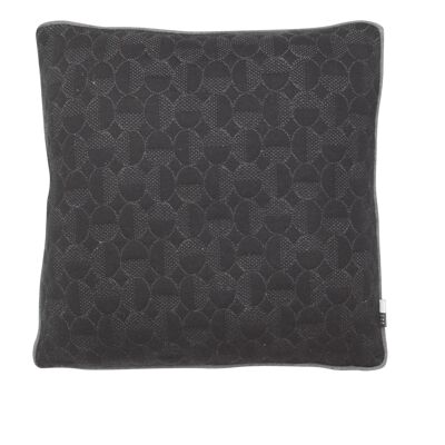 cushion Nordic 50x50 cm black/grey