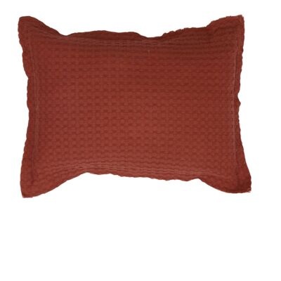 Cushion Nitan 35x45 cm waffle Red