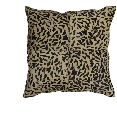 Cushion Leather panther print