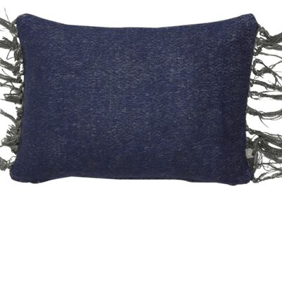 Cuscino Yamp 35x55cm Blu/Grigio