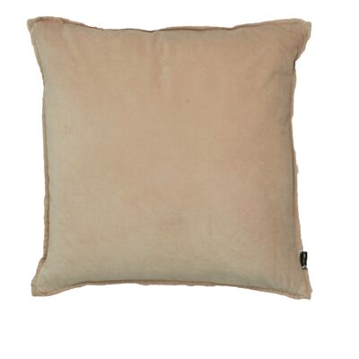 Cushion Velvet with 1cm edge 50x50cm rose dust