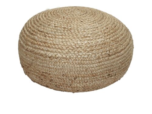 Poef Jute 50x25cm Naturel