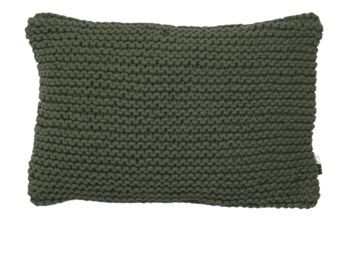 Coussin Tricoté 40x60cm Vert