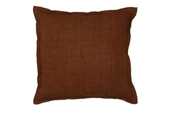 Coussin Lin 50x50cm Terra