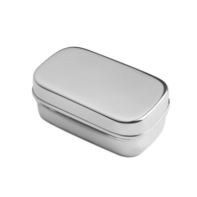 Brotzeit small pod can small container made of stainless steel dipper