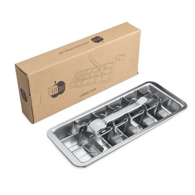 Stampo per cubetti di ghiaccio Brotzeit Eiszeit in acciaio inox Icecube Tray