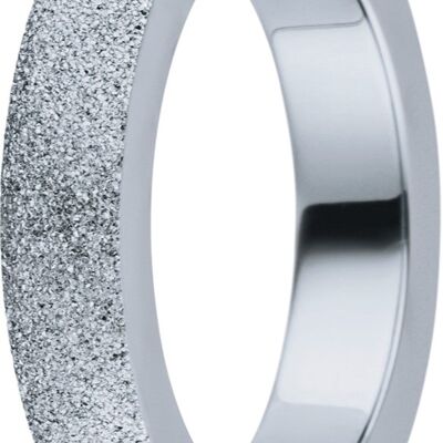 Bague à l'intérieur d'un diamant cambré de 4 mm