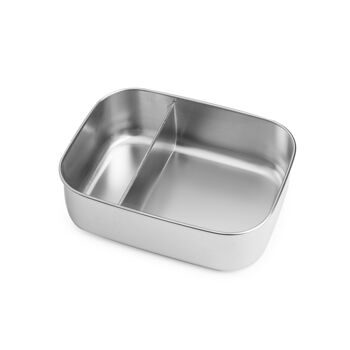 Brotzeit TWO boîtes à lunch boîte à lunch boîte à collation avec subdivisions en acier inoxydable 100% sans BPA - étoiles aqua 4
