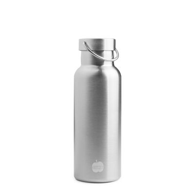 Brotzeit Thermosflasche aus Edelstahl plastikfrei Trinkflasche in 3 Grössen-  0,5l