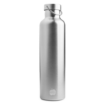 Botella termo Brotzeit de acero inoxidable, botella para beber sin plástico en 3 tamaños - 1l